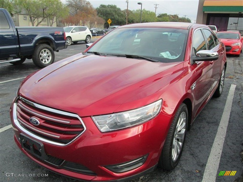 2014 Taurus Limited - Ruby Red / Charcoal Black photo #2