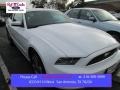 Oxford White 2014 Ford Mustang V6 Premium Coupe