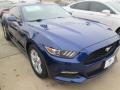 2015 Deep Impact Blue Metallic Ford Mustang V6 Coupe  photo #1