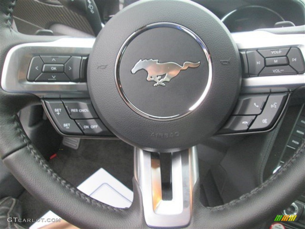2015 Mustang V6 Coupe - Ingot Silver Metallic / Ebony photo #10
