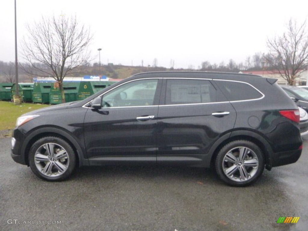 Becketts Black 2014 Hyundai Santa Fe GLS AWD Exterior Photo #99698111