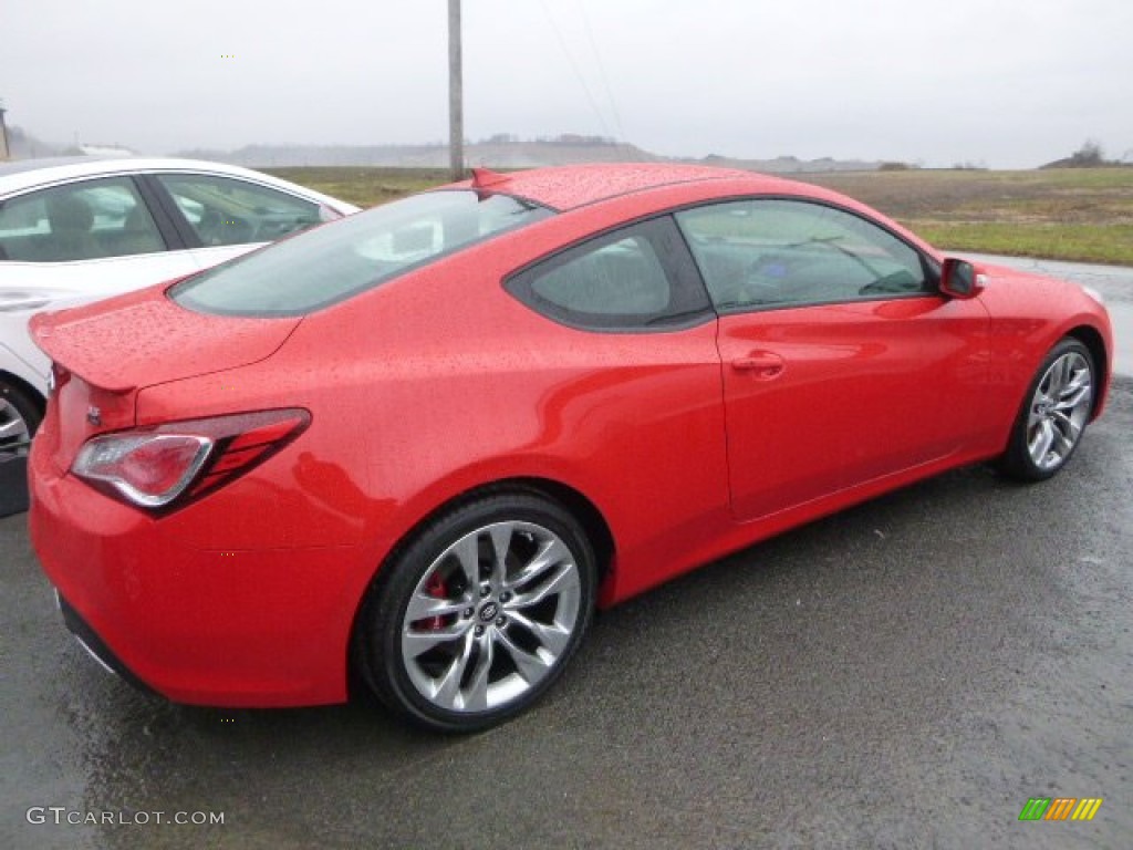 Tsukuba Red 2015 Hyundai Genesis Coupe 3.8 R-Spec Exterior Photo #99698507