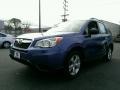 2015 Quartz Blue Pearl Subaru Forester 2.5i  photo #1