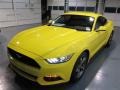 2015 Triple Yellow Tricoat Ford Mustang EcoBoost Premium Coupe  photo #3