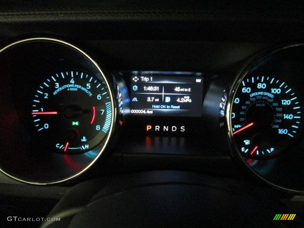 2015 Mustang EcoBoost Premium Coupe - Triple Yellow Tricoat / Ebony photo #17