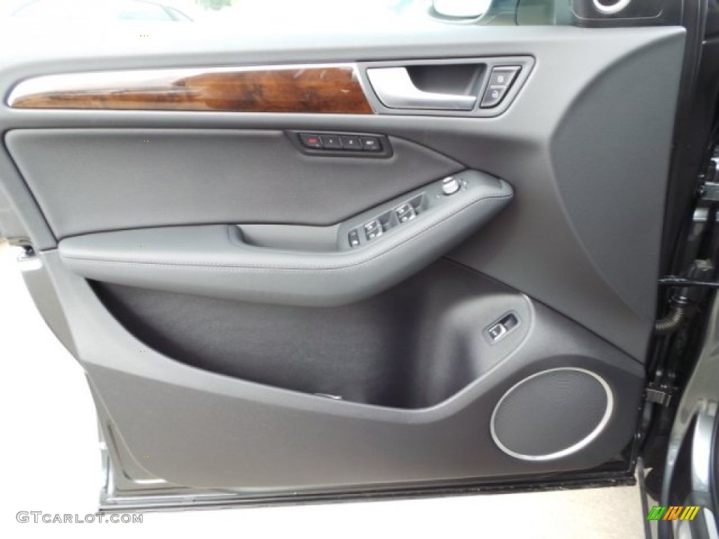 2015 Audi Q5 3.0 TDI Premium Plus quattro Black Door Panel Photo #99700627