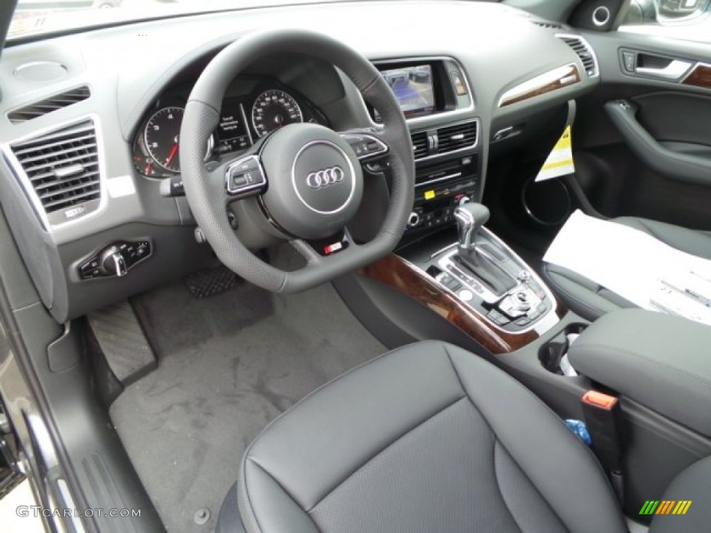 Black Interior 2015 Audi Q5 3.0 TDI Premium Plus quattro Photo #99700663