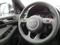 2015 Audi Q5 Black/Cloud Gray Interior Steering Wheel Photo