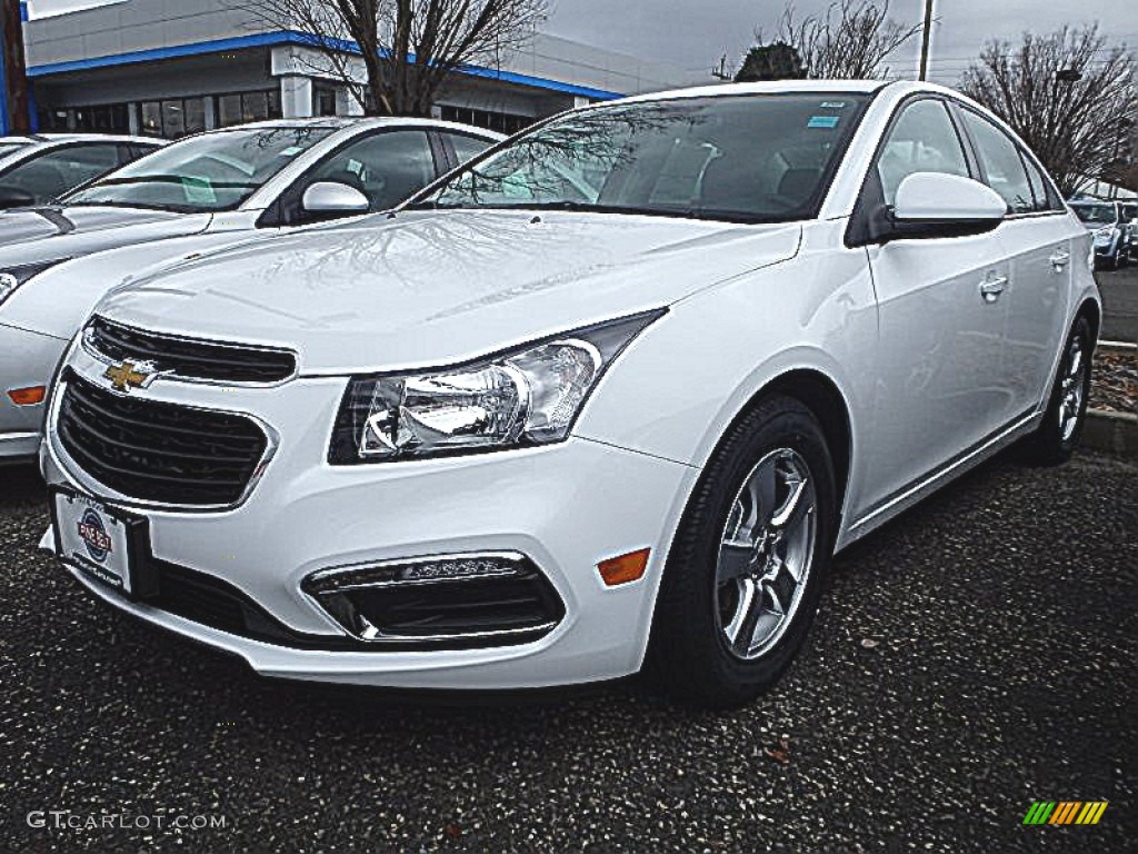 2015 Cruze LT - Summit White / Jet Black/Medium Titanium photo #1