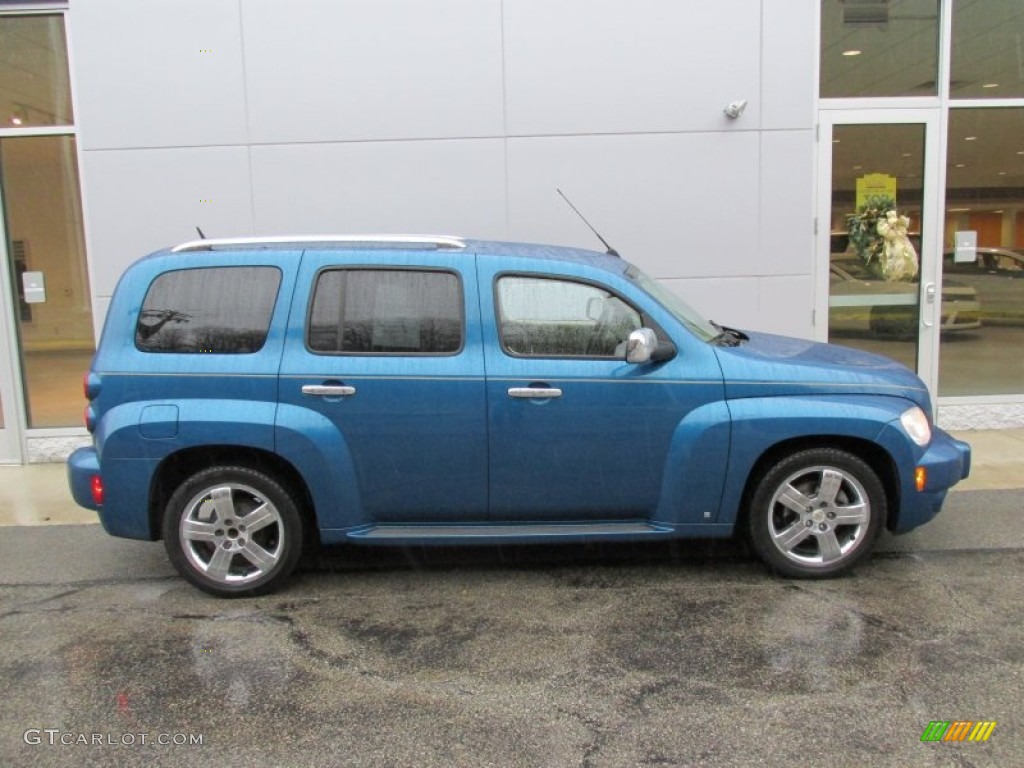 2009 HHR LT - Blue Flash Metallic / Cashmere photo #2