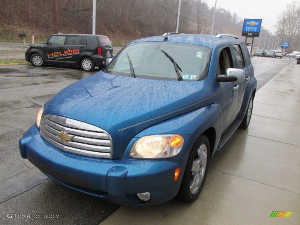 2009 HHR LT - Blue Flash Metallic / Cashmere photo #9