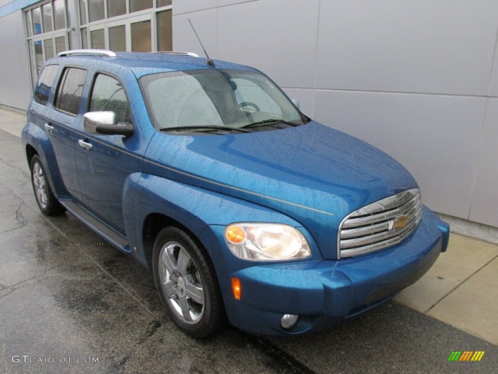 2009 HHR LT - Blue Flash Metallic / Cashmere photo #12