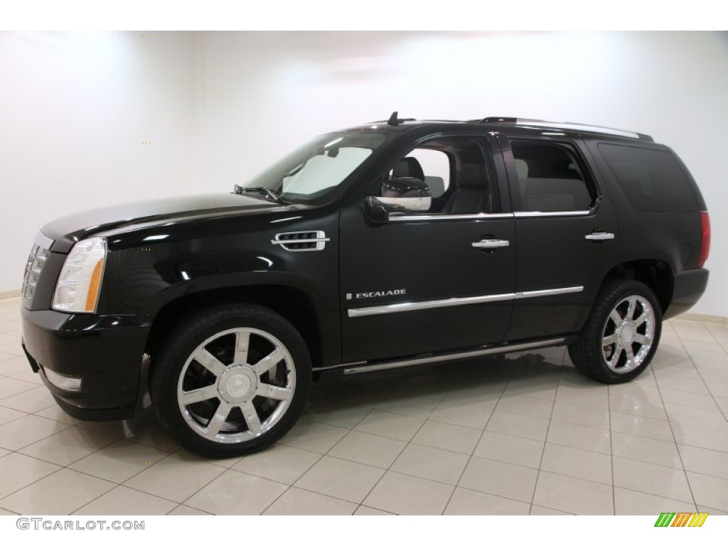 2007 Escalade AWD - Black Raven / Ebony/Ebony photo #3