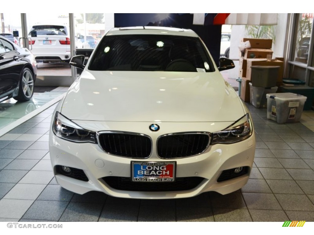 2015 3 Series 335i xDrive Gran Turismo - Alpine White / Black photo #4