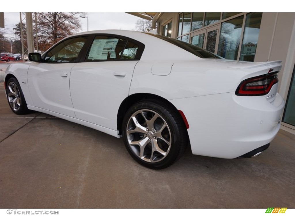 2015 Charger R/T - Bright White / Black/Pearl photo #2