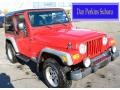 Flame Red 2006 Jeep Wrangler Sport 4x4