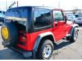 2006 Flame Red Jeep Wrangler Sport 4x4  photo #6