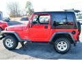 2006 Flame Red Jeep Wrangler Sport 4x4  photo #10