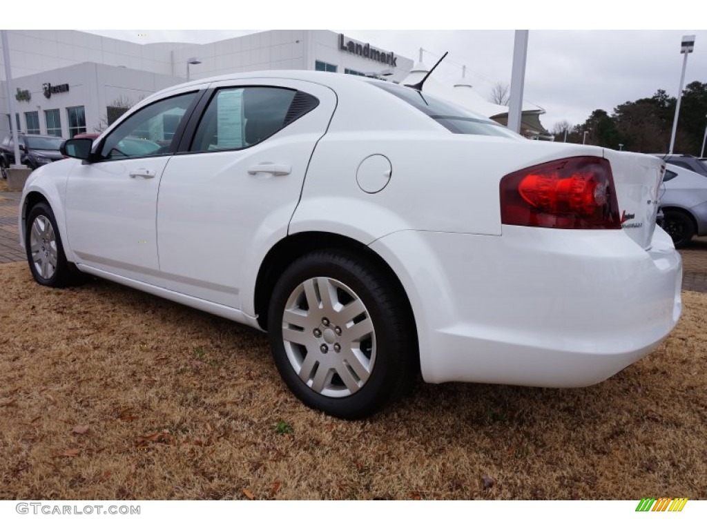 2014 Avenger SE - Bright White / Black/Light Frost Beige photo #2