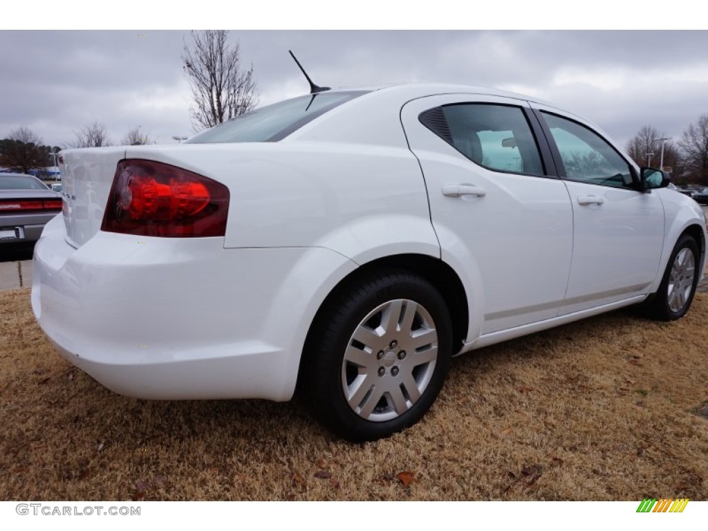 2014 Avenger SE - Bright White / Black/Light Frost Beige photo #3