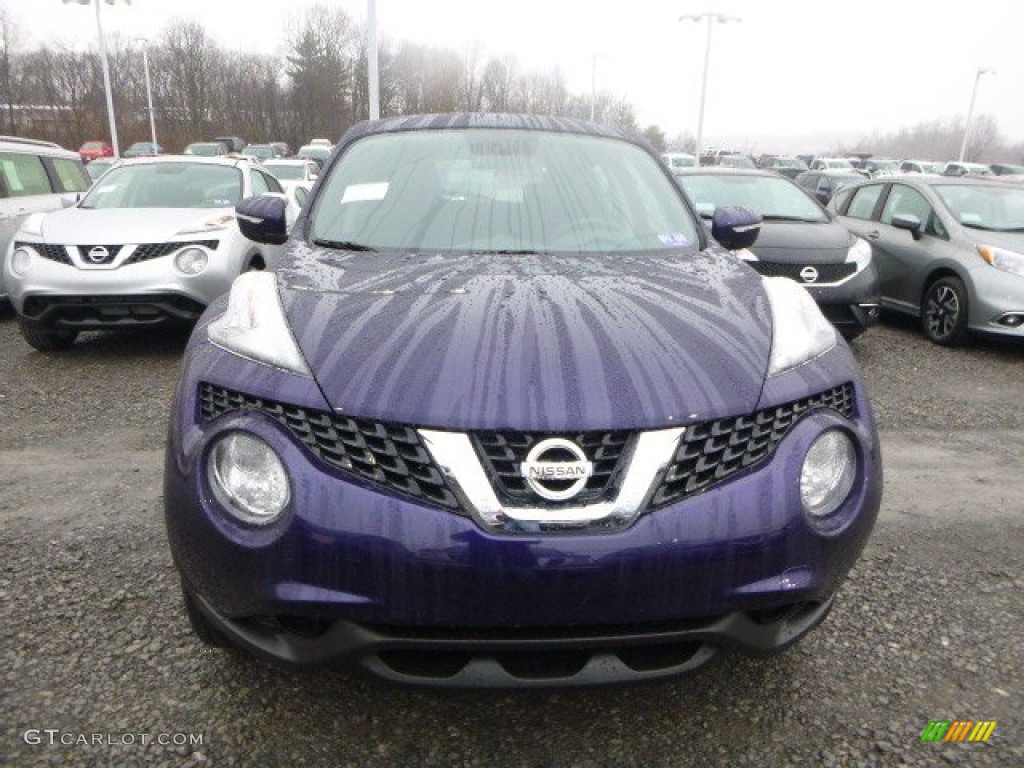 2015 Juke S AWD - Cosmic Blue / Black/Silver photo #2