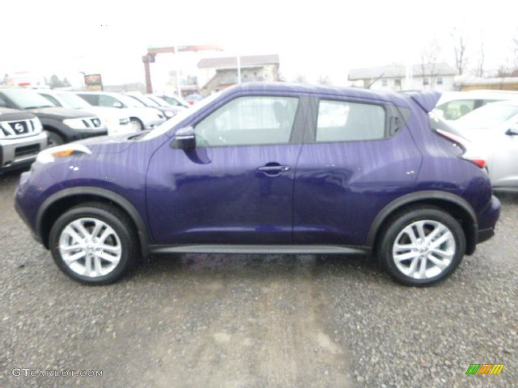 2015 Juke S AWD - Cosmic Blue / Black/Silver photo #4