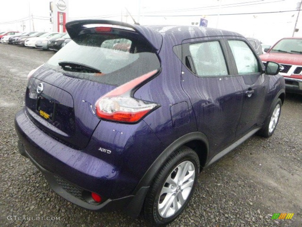 2015 Juke S AWD - Cosmic Blue / Black/Silver photo #8
