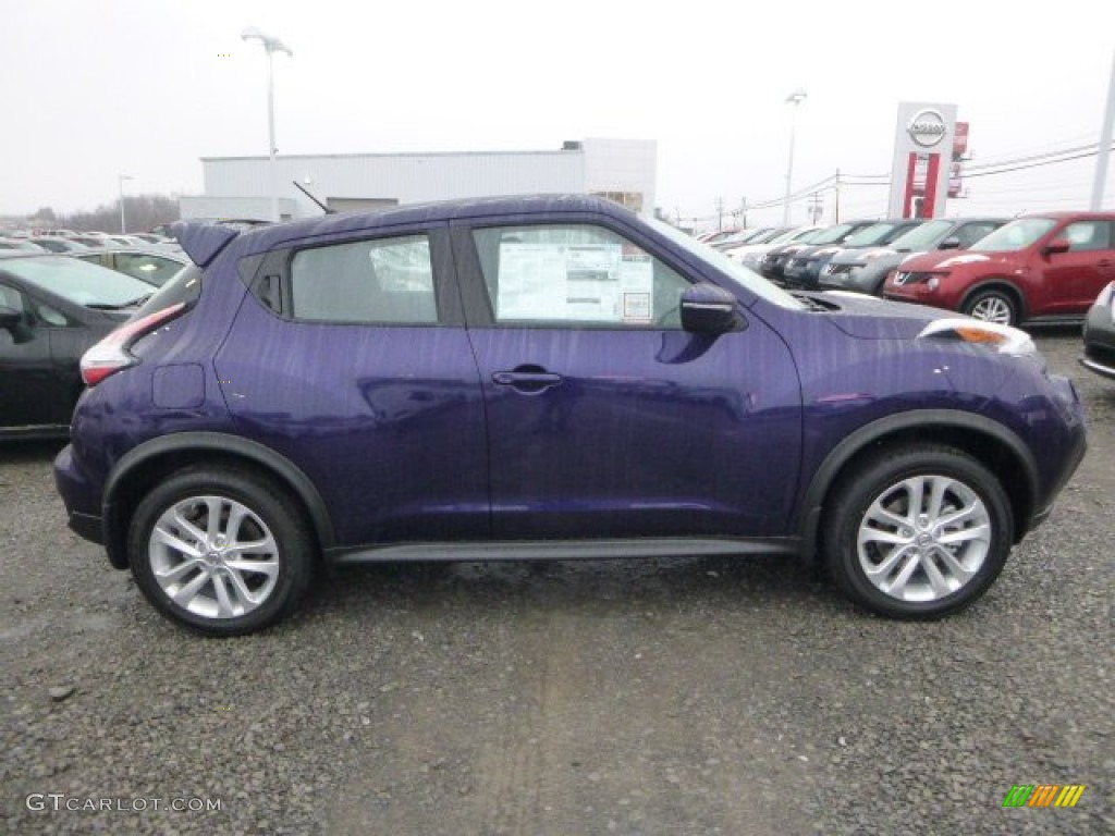 Cosmic Blue 2015 Nissan Juke S AWD Exterior Photo #99713252