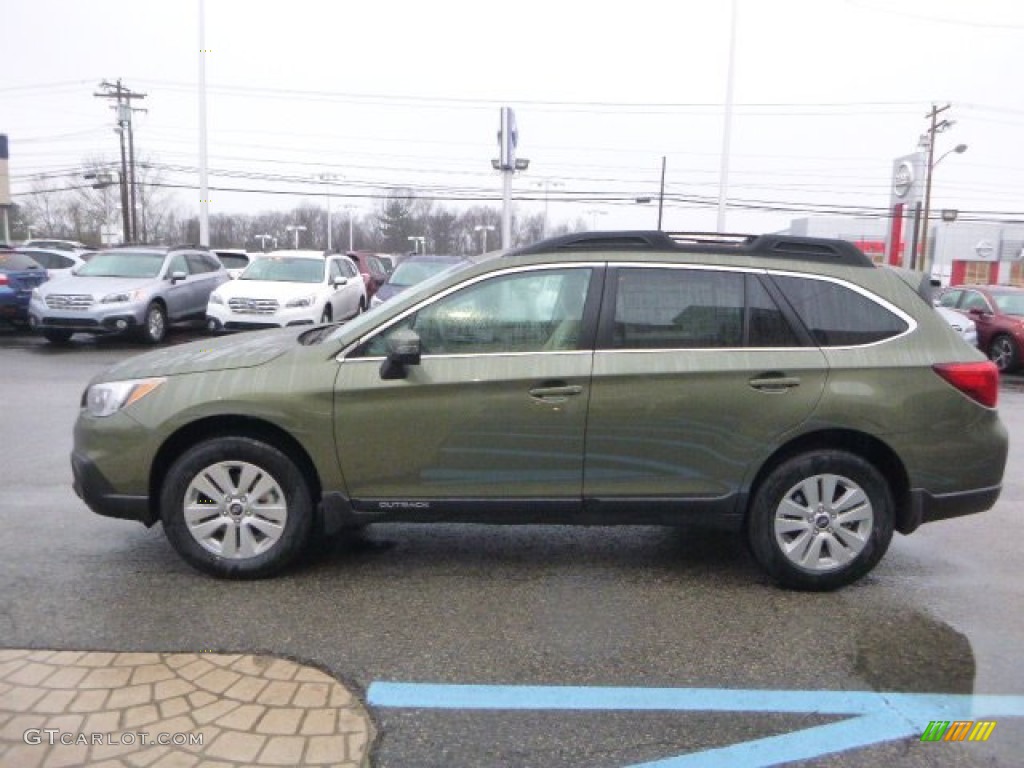 Wilderness Green Metallic 2015 Subaru Outback 2.5i Premium Exterior Photo #99713834
