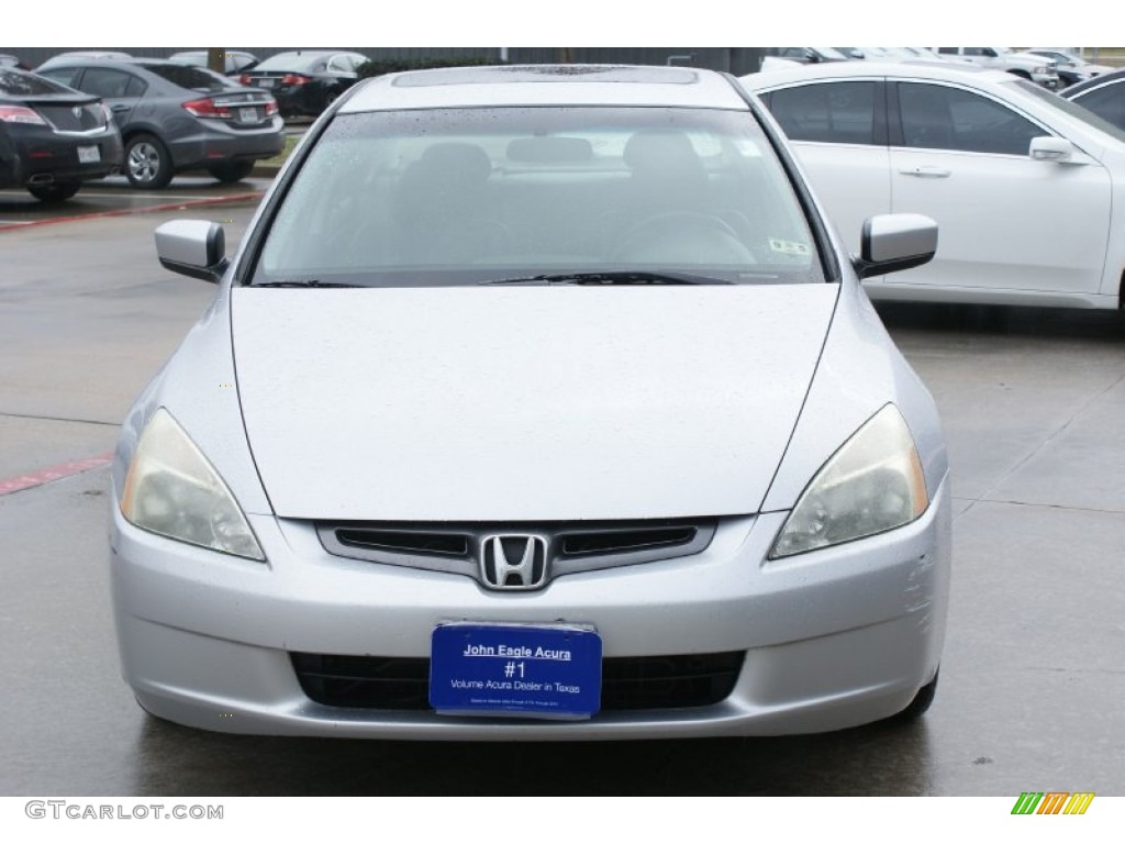 2003 Accord EX V6 Sedan - Satin Silver Metallic / Gray photo #4