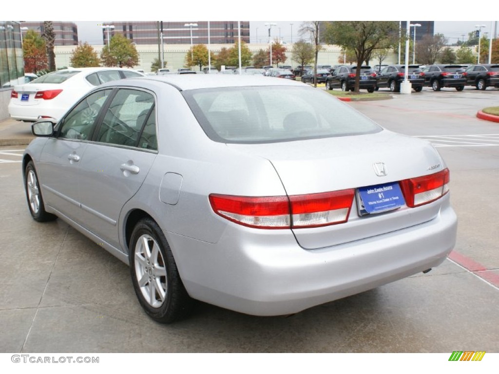 2003 Accord EX V6 Sedan - Satin Silver Metallic / Gray photo #7