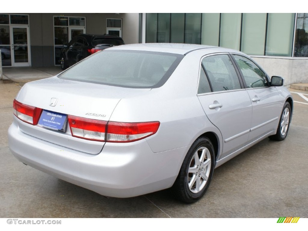 2003 Accord EX V6 Sedan - Satin Silver Metallic / Gray photo #9