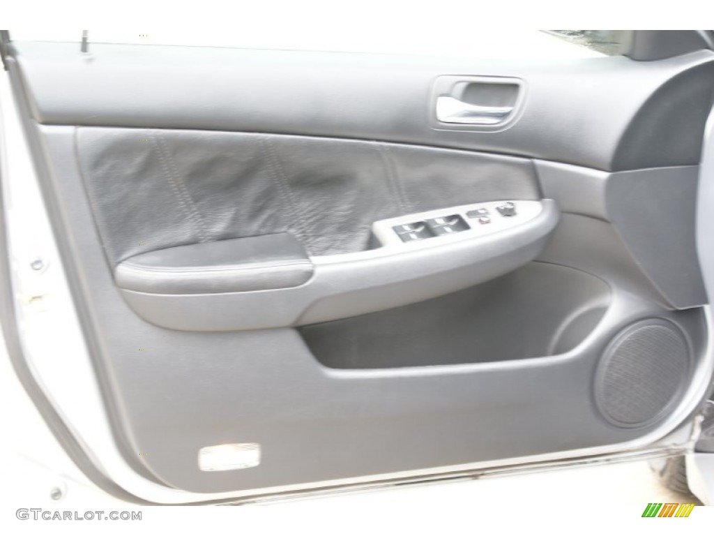 2003 Accord EX V6 Sedan - Satin Silver Metallic / Gray photo #12