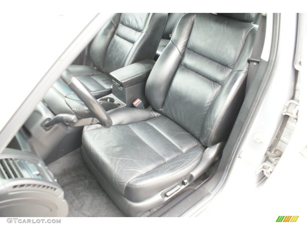 2003 Accord EX V6 Sedan - Satin Silver Metallic / Gray photo #14