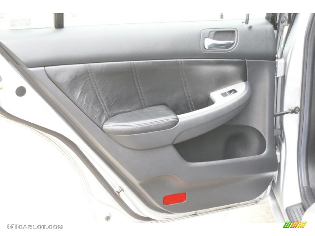 2003 Accord EX V6 Sedan - Satin Silver Metallic / Gray photo #15