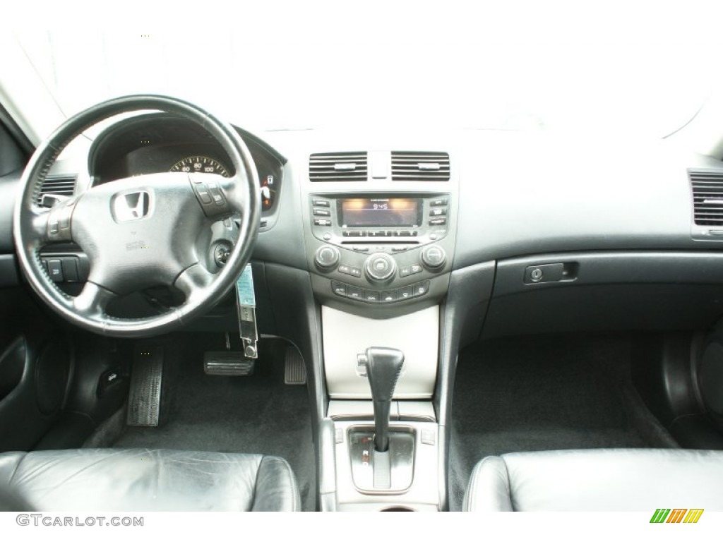 2003 Accord EX V6 Sedan - Satin Silver Metallic / Gray photo #25