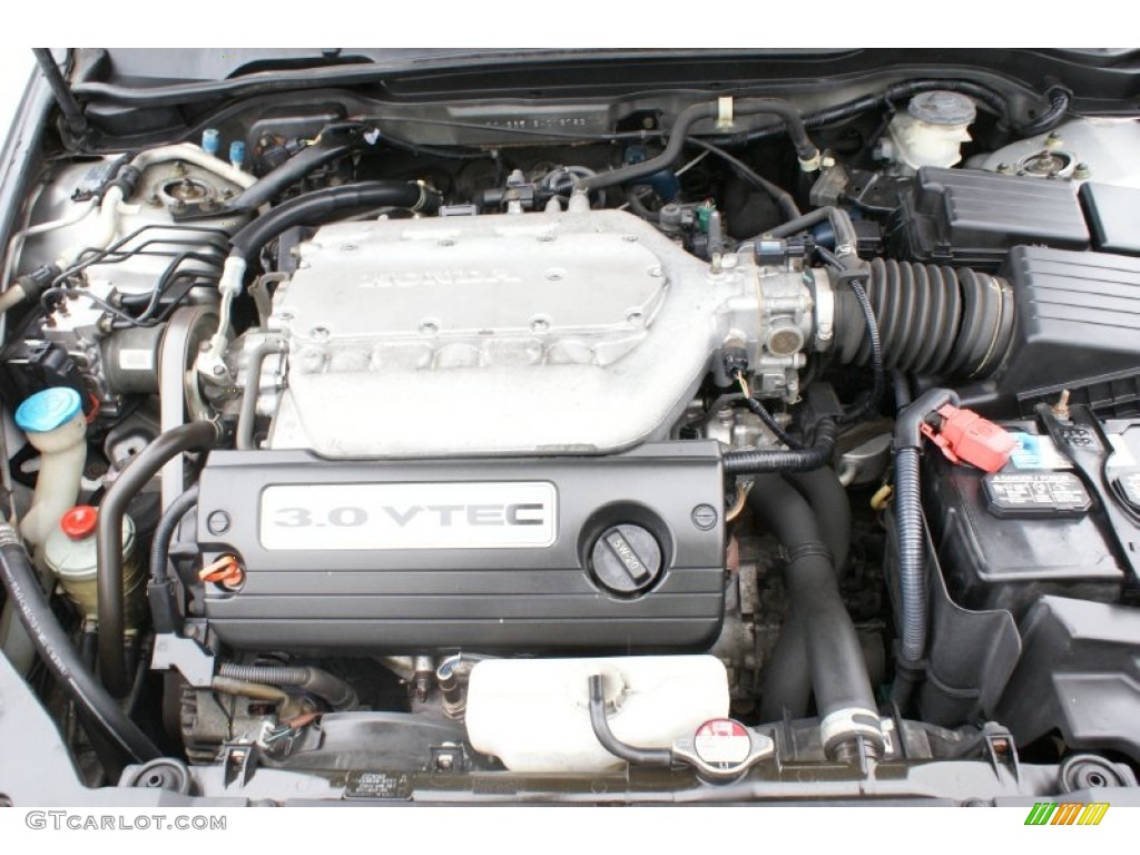 2003 Accord EX V6 Sedan - Satin Silver Metallic / Gray photo #46