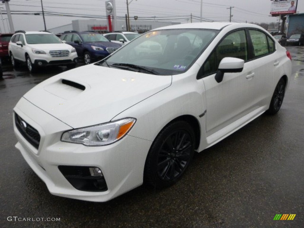 Crystal White Pearl 2015 Subaru WRX Standard WRX Model Exterior Photo #99715067