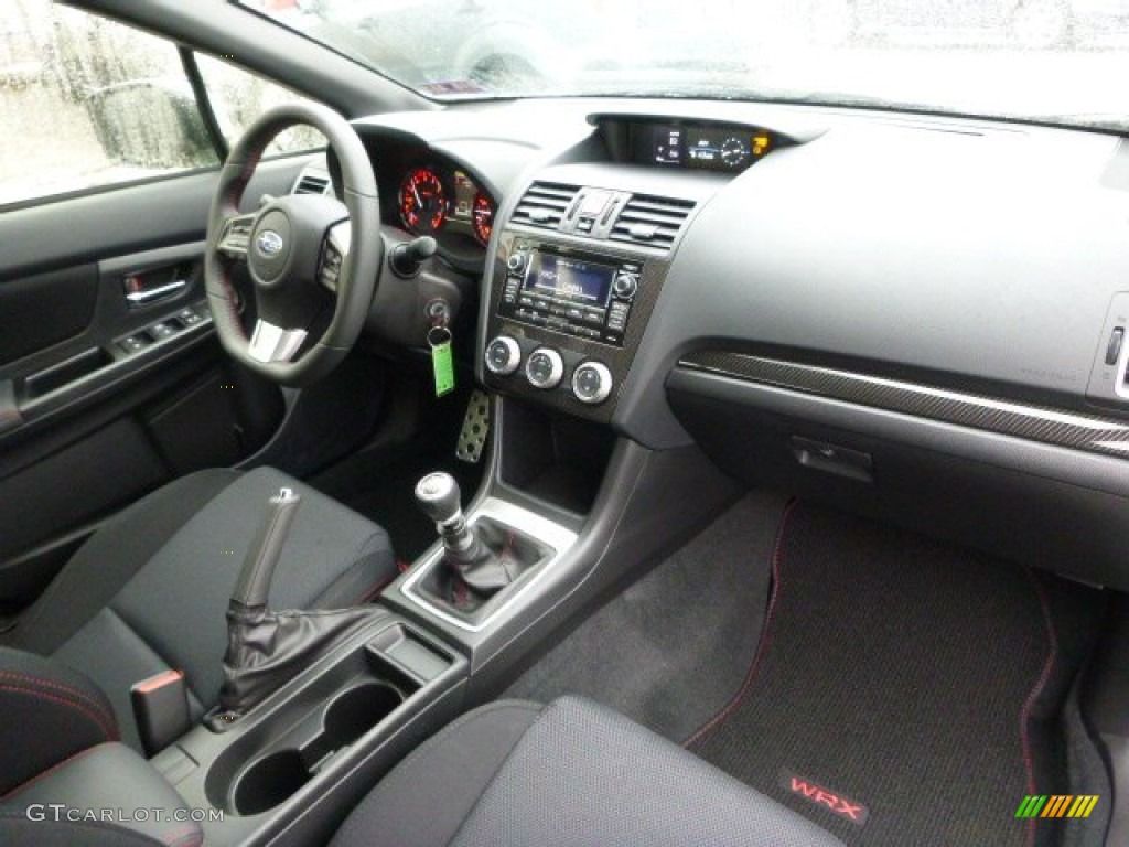 Carbon Black Interior 2015 Subaru WRX Standard WRX Model Photo #99715106