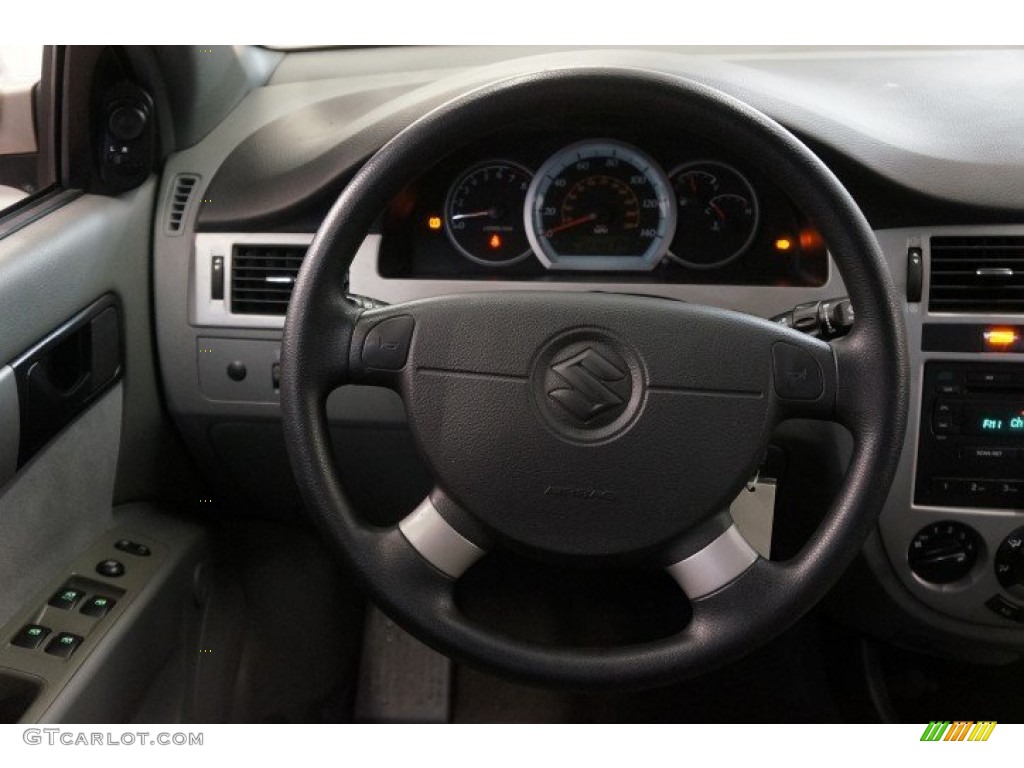 2007 Forenza Sedan - Champagne Beige Metallic / Grey photo #23