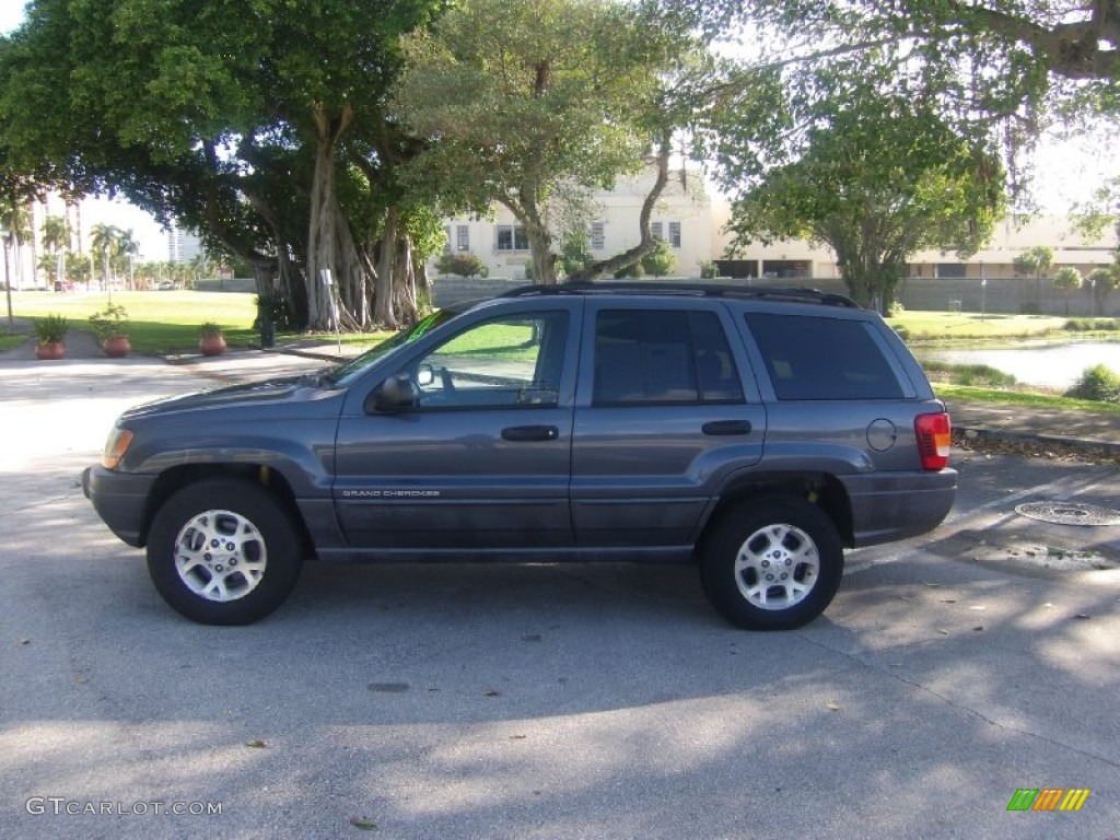 2000 Grand Cherokee Laredo - Silverstone Metallic / Agate photo #2