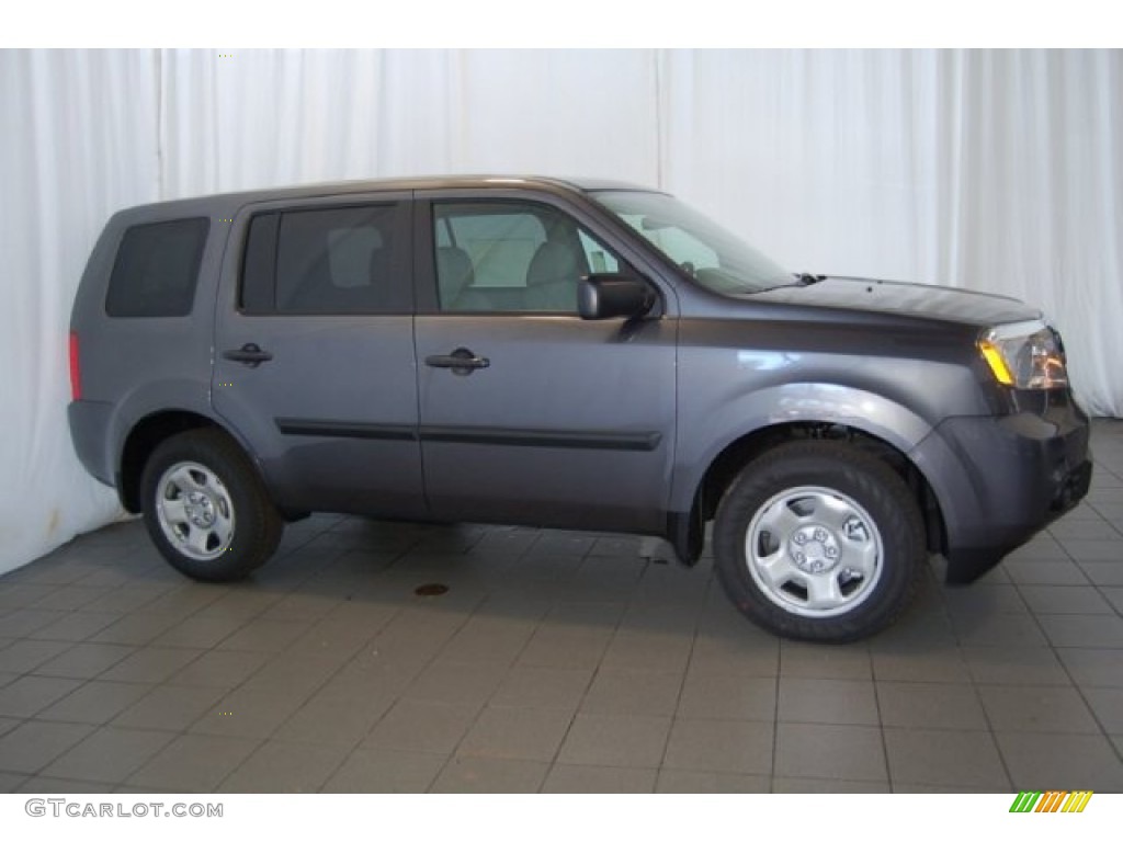 2015 Pilot LX - Modern Steel Metallic / Gray photo #8