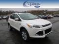 2015 White Platinum Metallic Tri-Coat Ford Escape Titanium 4WD  photo #1