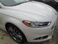 2015 White Platinum Metallic Ford Fusion Titanium  photo #1