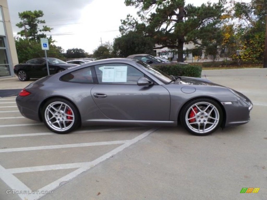 Meteor Grey Metallic 2009 Porsche 911 Carrera S Coupe Exterior Photo #99720553
