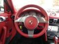 2009 Porsche 911 Carrera Red Interior Steering Wheel Photo