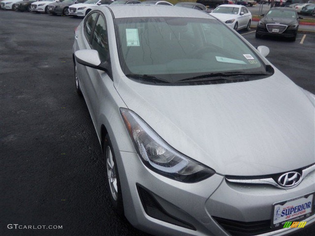 2015 Elantra SE Sedan - Shimmering Air Silver / Gray photo #1