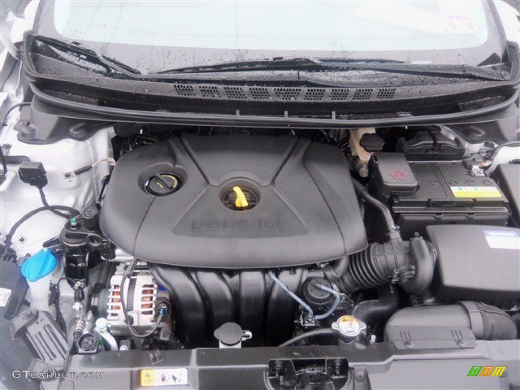 2015 Elantra SE Sedan - Shimmering Air Silver / Gray photo #2