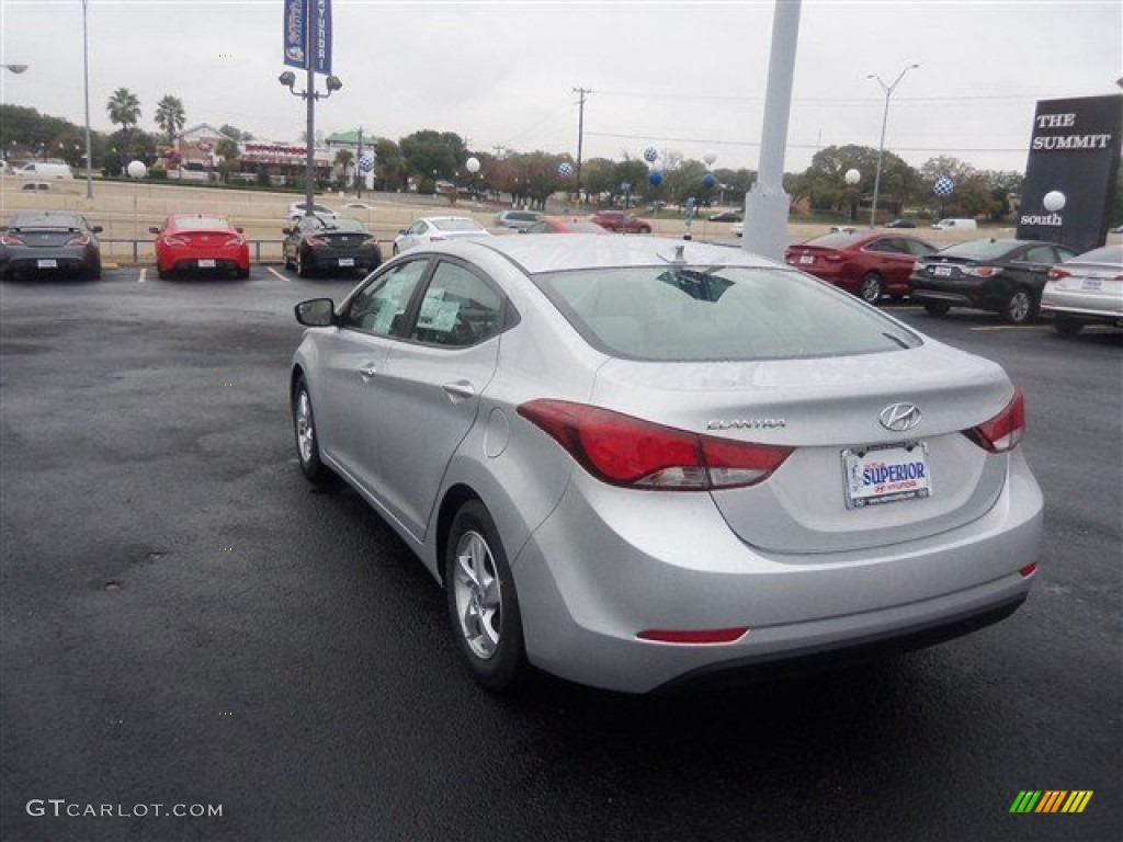 2015 Elantra SE Sedan - Shimmering Air Silver / Gray photo #5