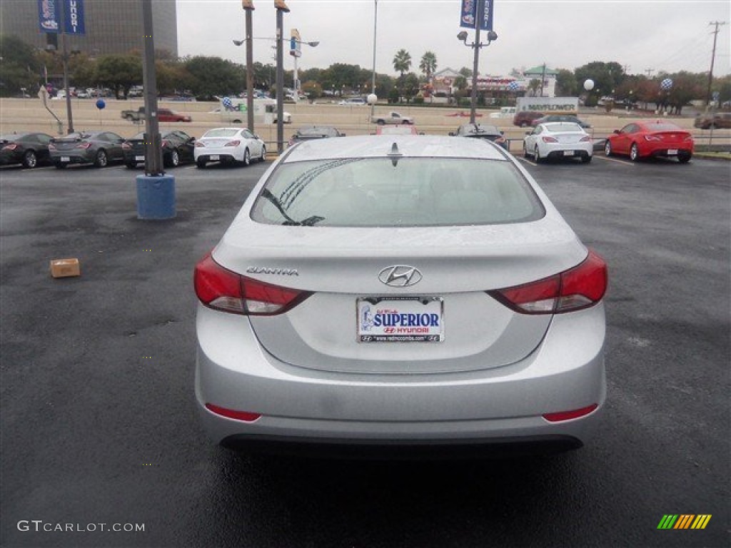 2015 Elantra SE Sedan - Shimmering Air Silver / Gray photo #6